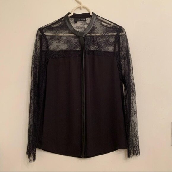 The Kooples Tops - The Kooples Black Lace